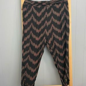 Free people Harem pants Size Large chevron